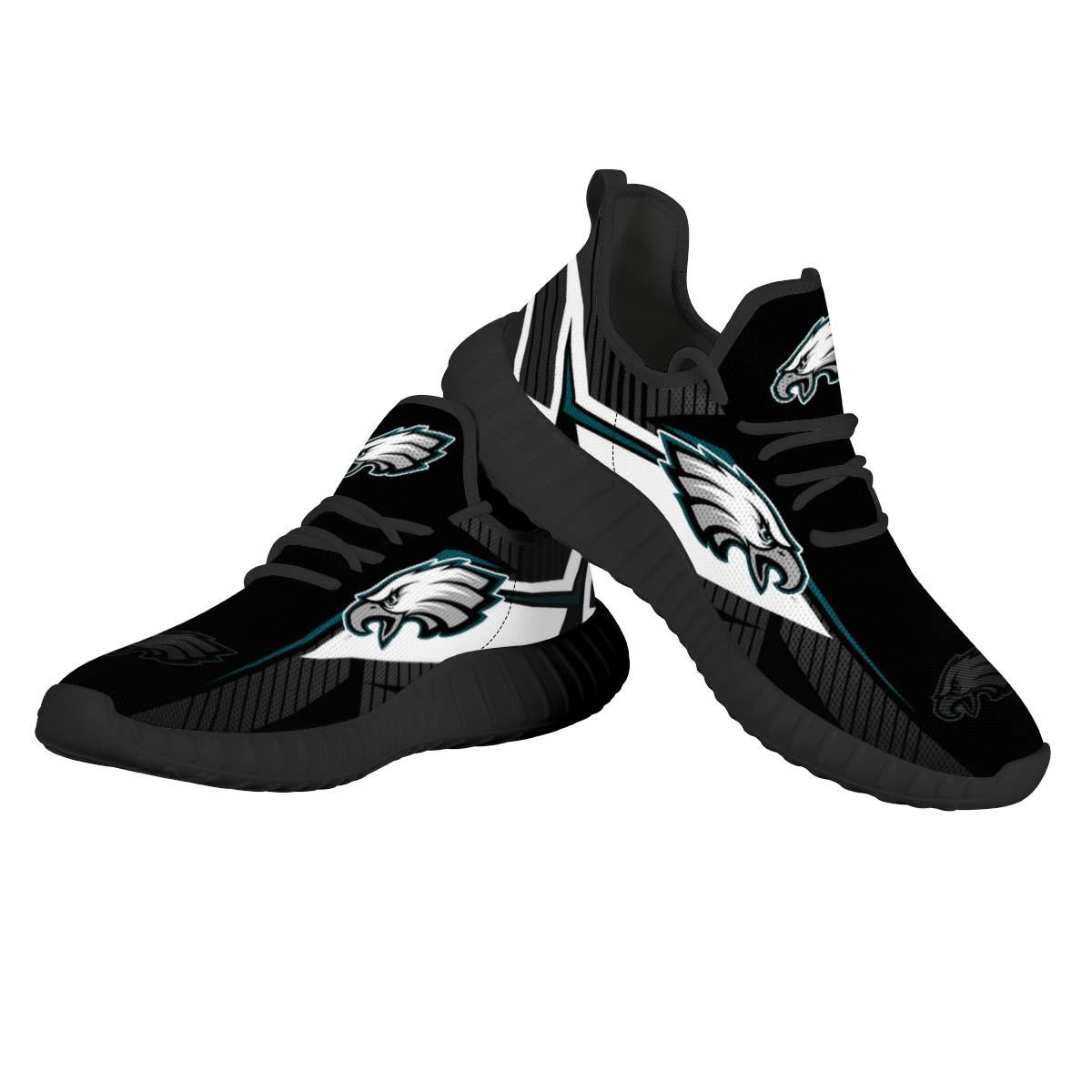 Men's Philadelphia Eagles Mesh Knit Sneakers/Shoes 002